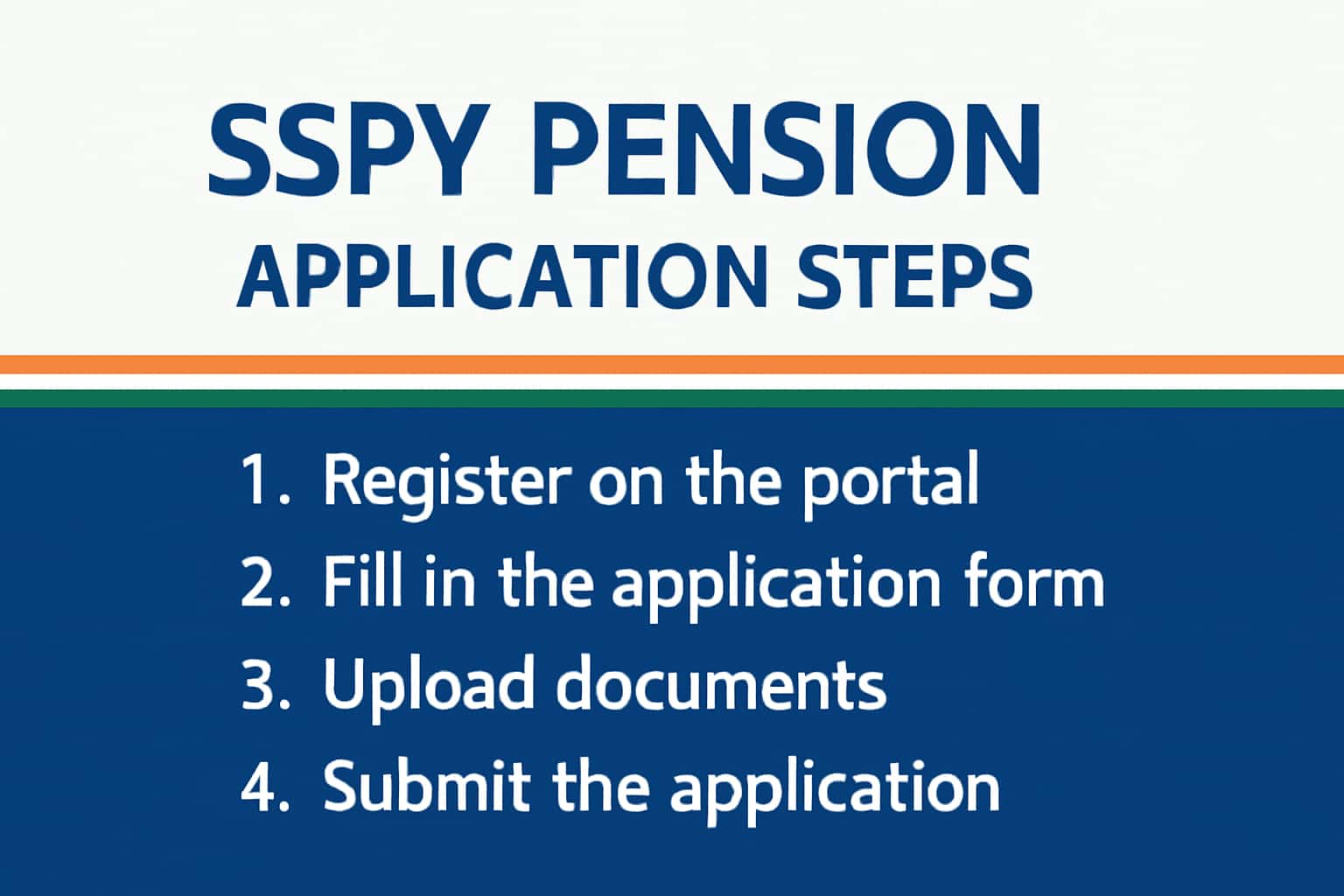SSPY Pension Application Steps